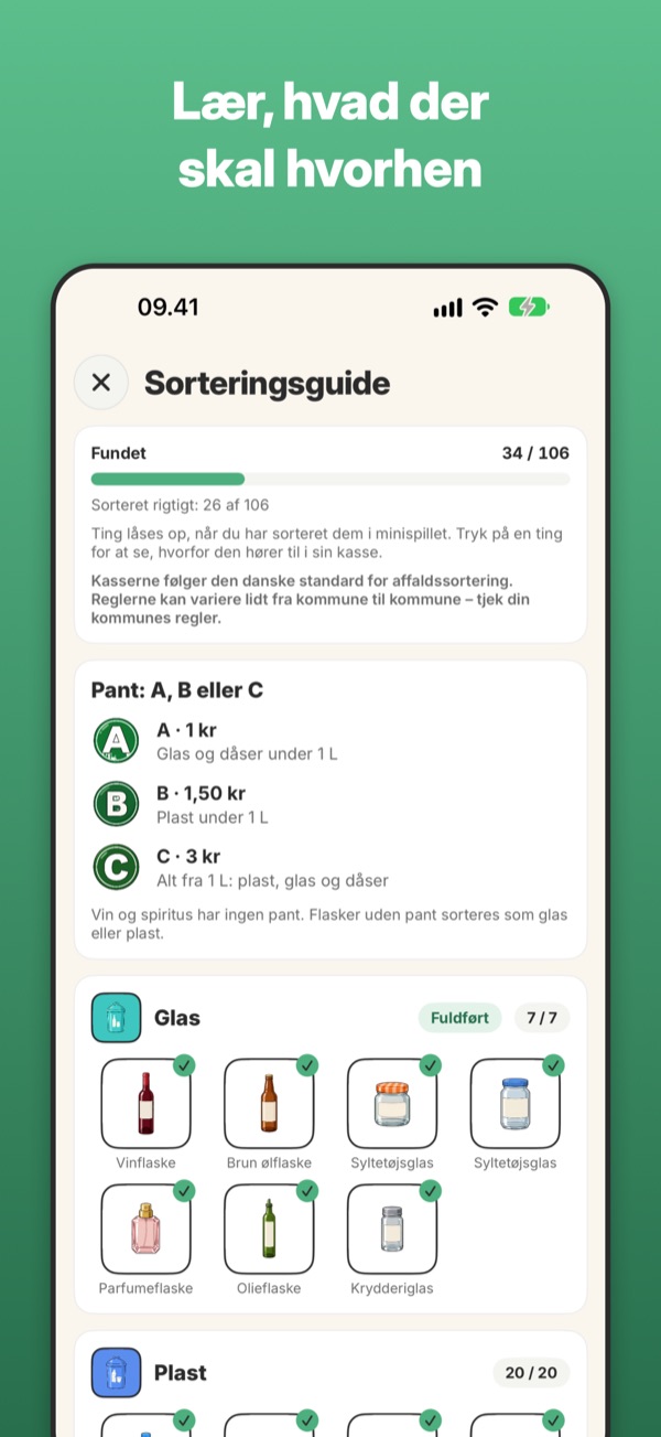 Sorteringsguiden med alt, du har lært
